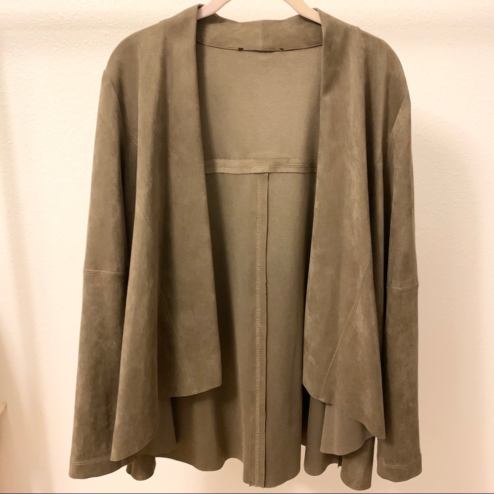 Drape Front Jacket